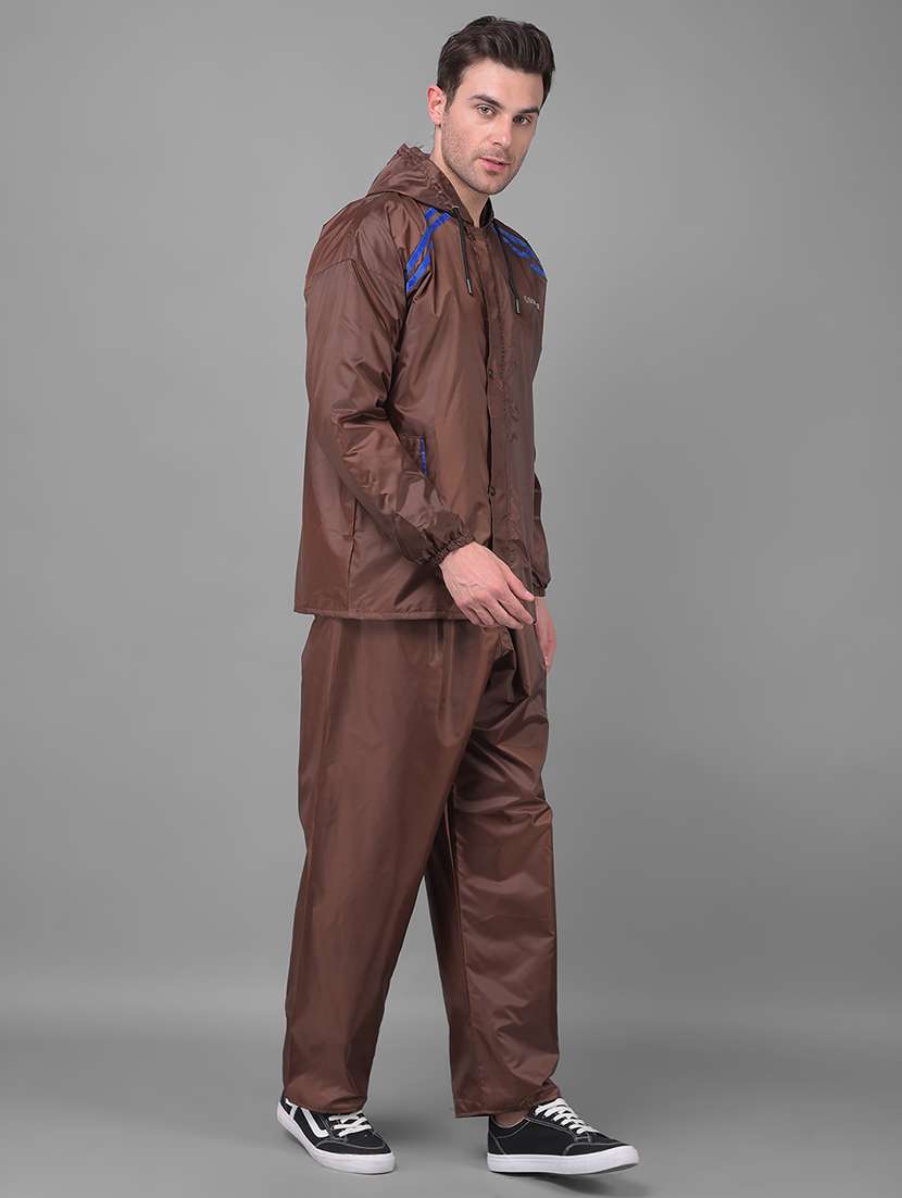 men solid long sleeve rain suit set  - 21971963 -  Standard Image - 1