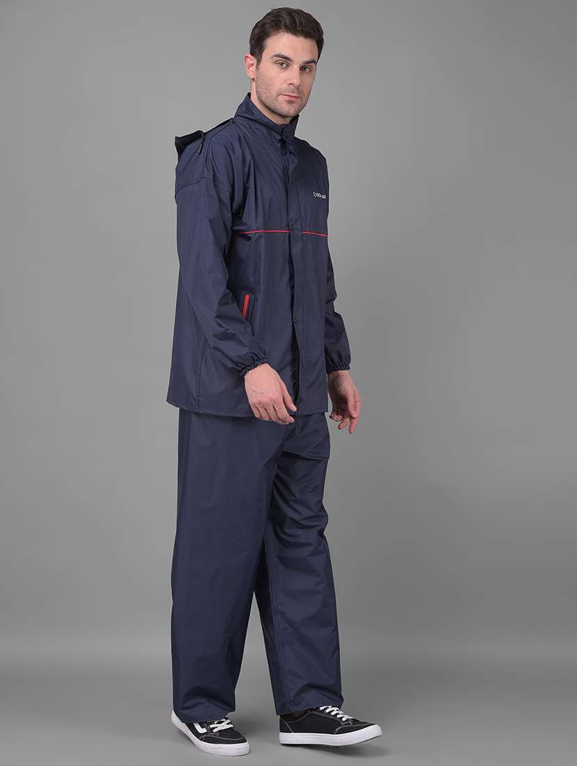 men solid long sleeve rain suit set  - 21971969 -  Standard Image - 1