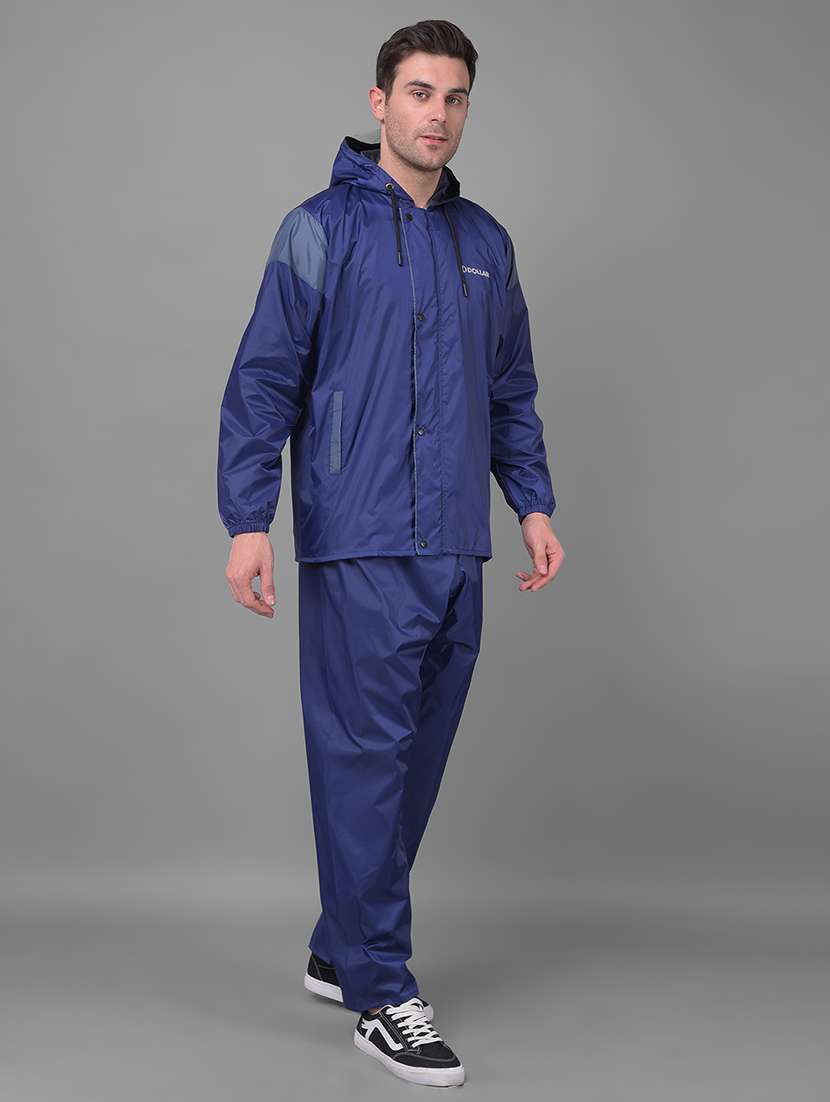 men solid long sleeve rain suit set  - 21971976 -  Standard Image - 1