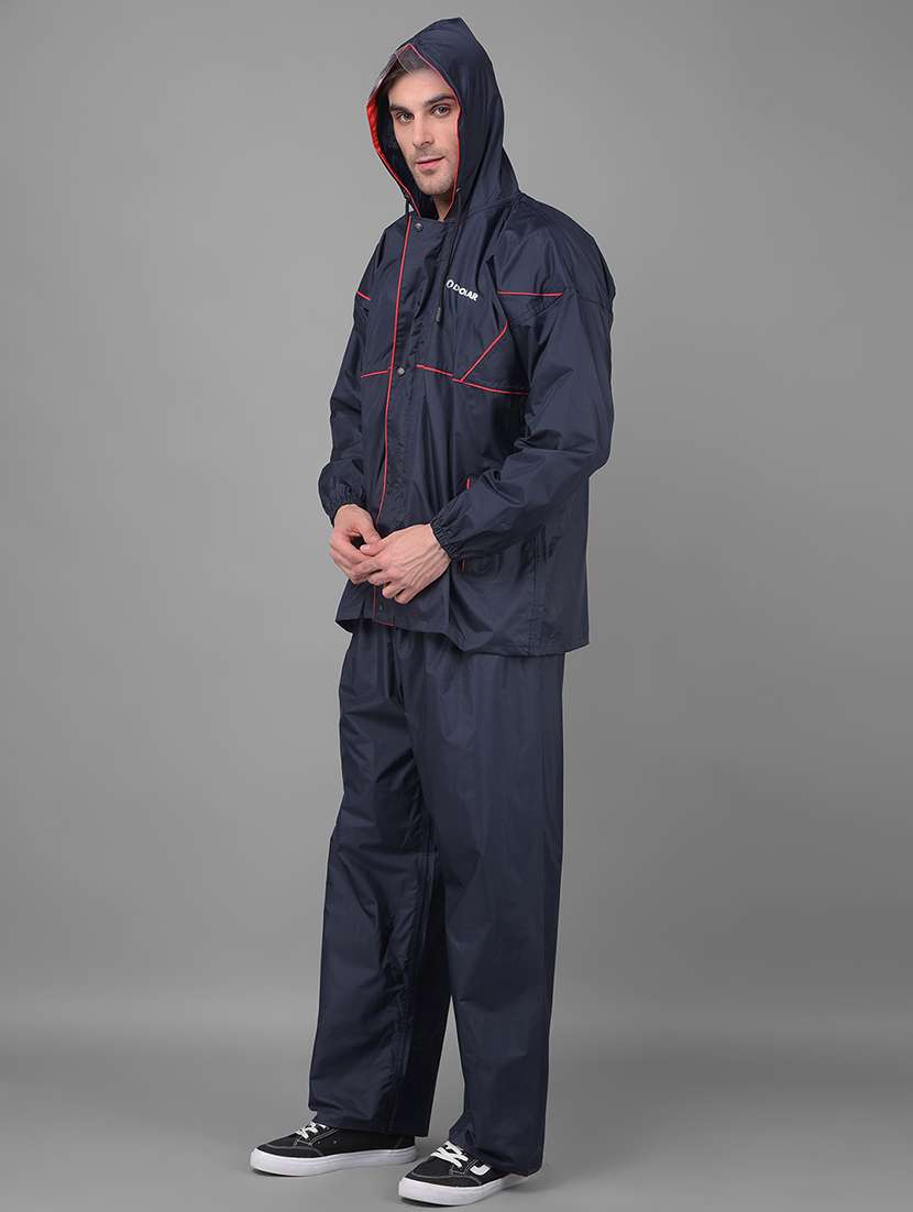 men solid long sleeve rain suit set  - 21971985 -  Standard Image - 1