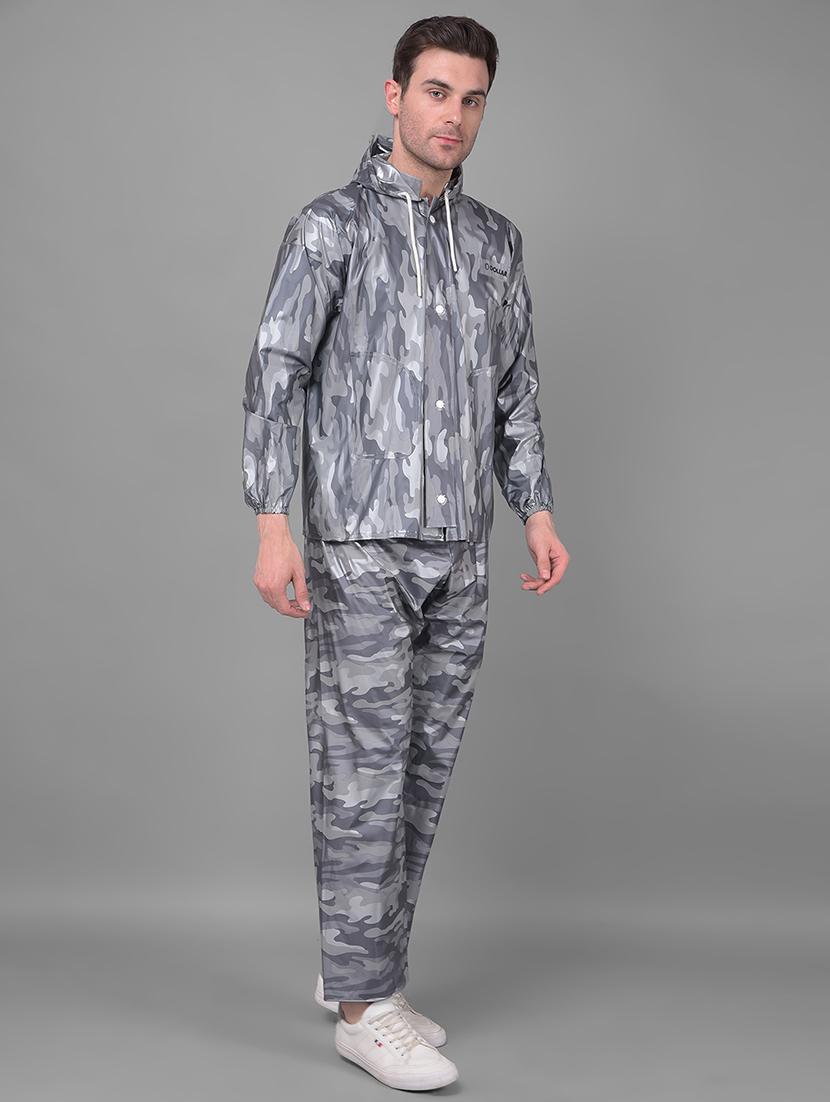 men camouflage long sleeve rain suit set - 21971994 - Standard Image - 1