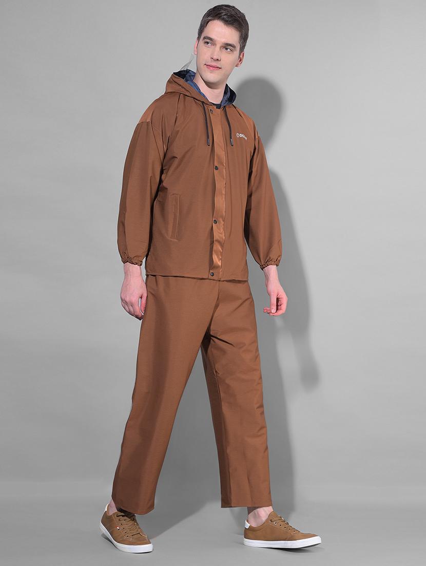 men solid long sleeve rain suit set - 21972031 - Standard Image - 1