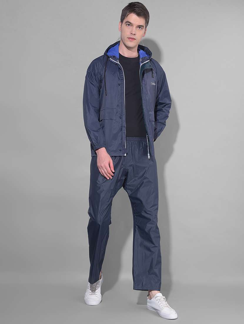 men solid long sleeve rain suit set  - 21972043 -  Standard Image - 1