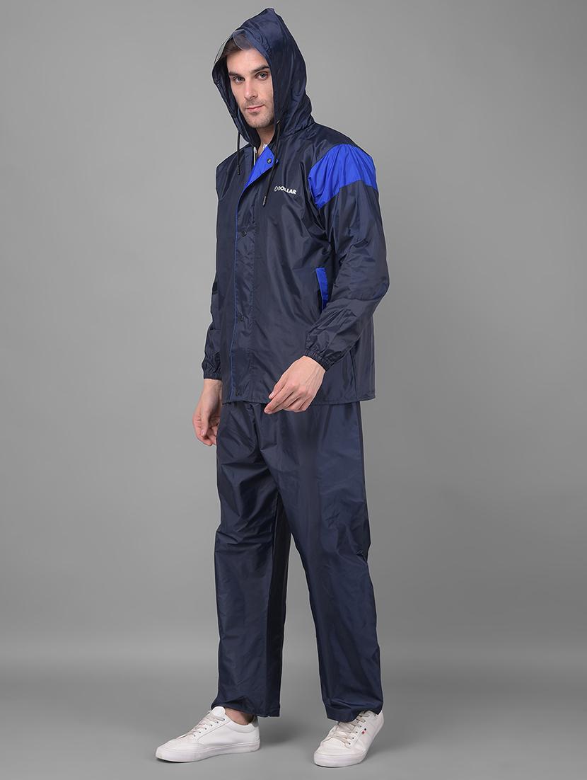 men color block long sleeve rain suit set  - 21972088 -  Standard Image - 1