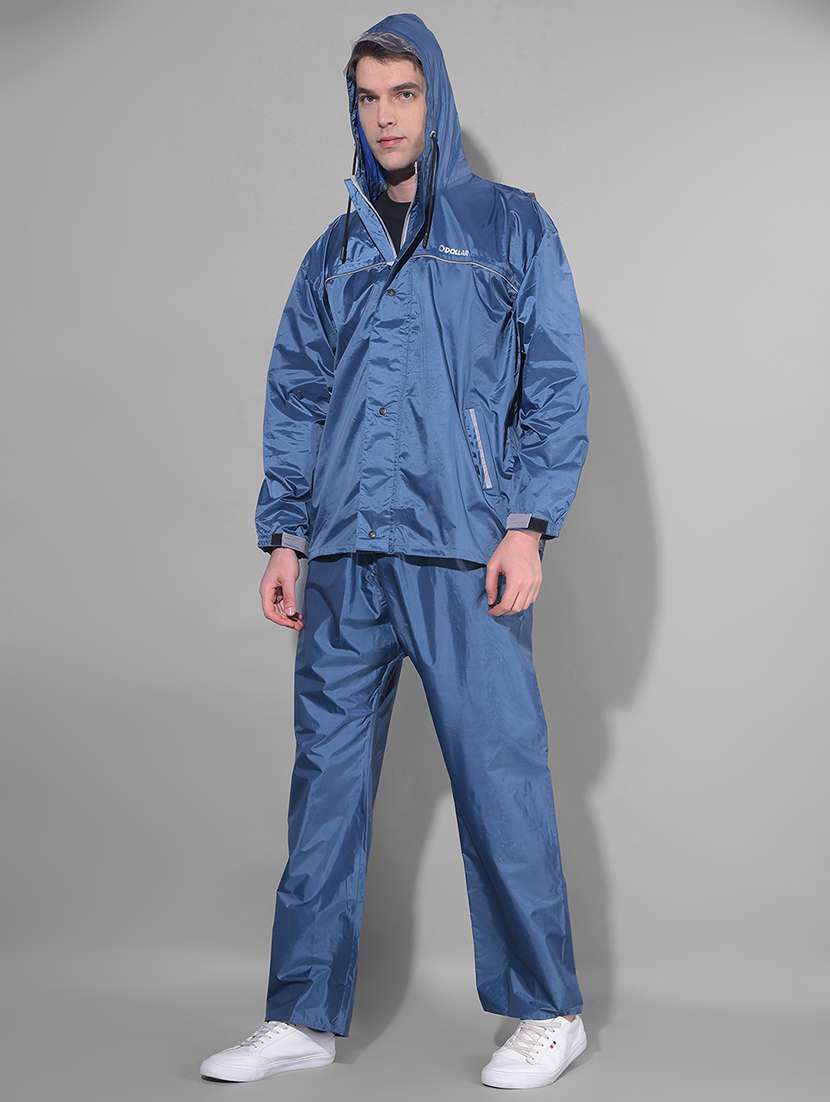 men solid long sleeve rain suit set  - 21972102 -  Standard Image - 1