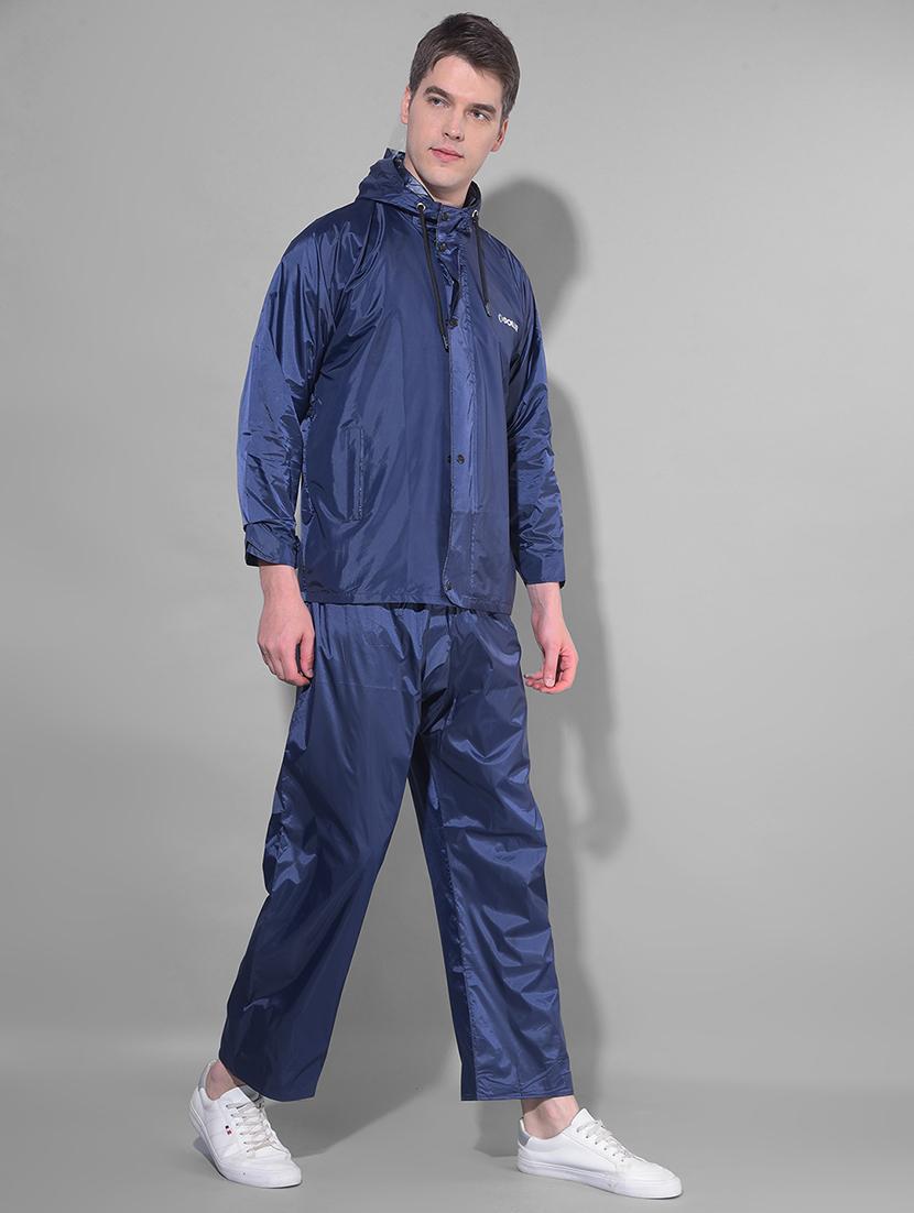 men solid long sleeve rain suit set  - 21972111 -  Standard Image - 1