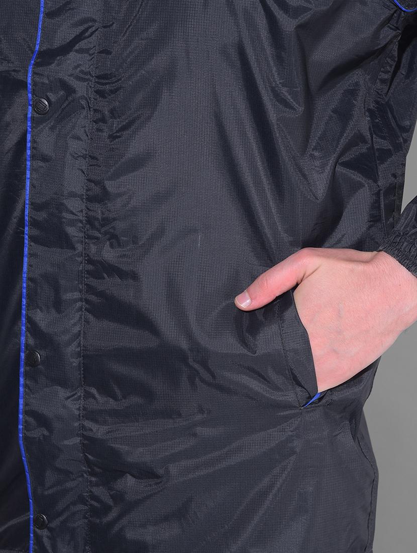 men solid long sleeve rain suit set - 21972114 - Standard Image - 4