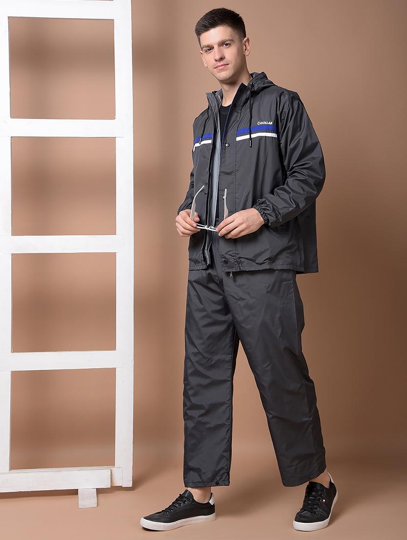 men striped long sleeve reversible rain suit set - 21972147 - Standard Image - 1