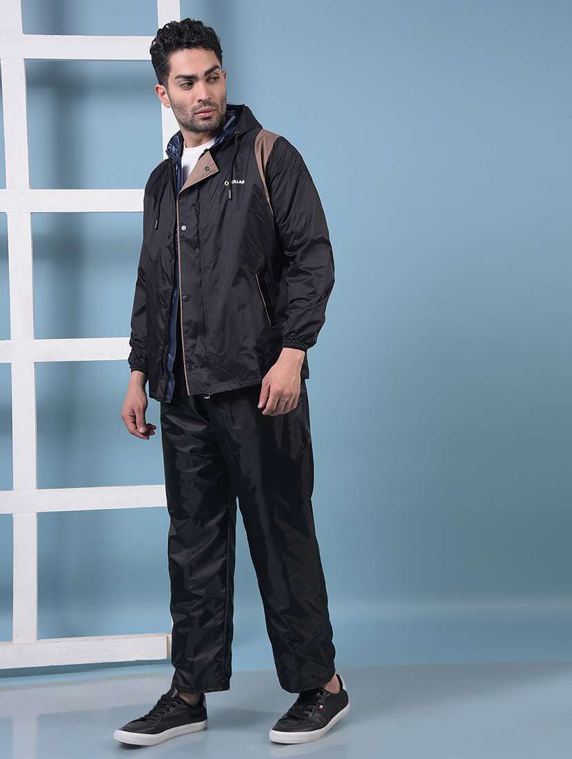 men solid long sleeve reversible rain suit set  - 21972155 -  Standard Image - 1