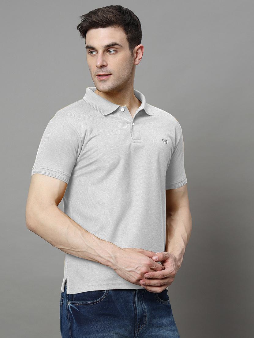 men solid short sleeve regular fit polo t-shirt - 21972380 -  Standard Image - 1