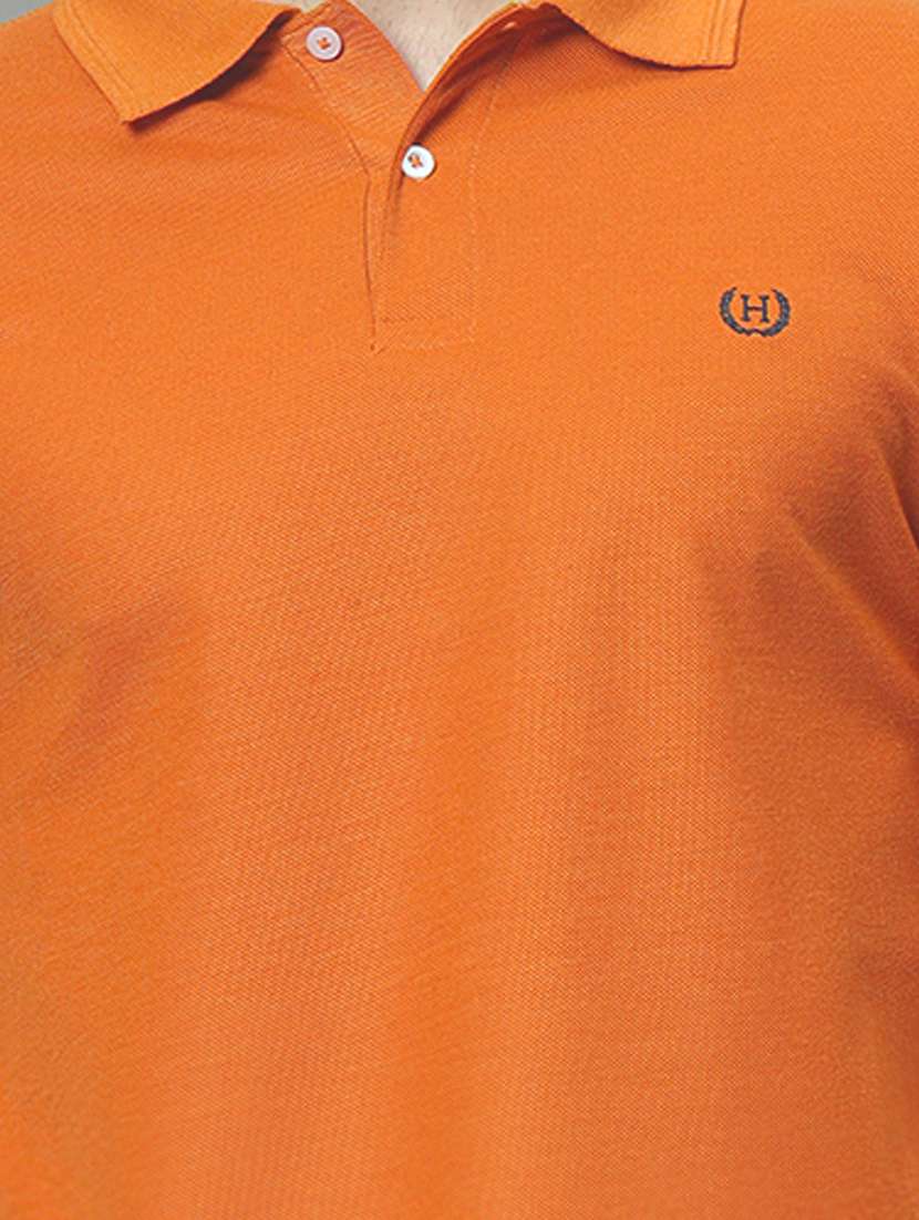 men solid short sleeve regular fit polo t-shirt - 21972385 -  Standard Image - 4