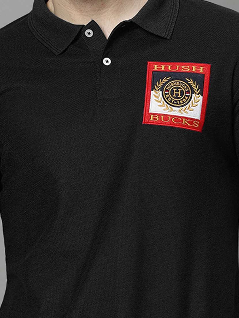 men logo print short sleeve regular fit polo t-shirt - 21972412 -  Standard Image - 4