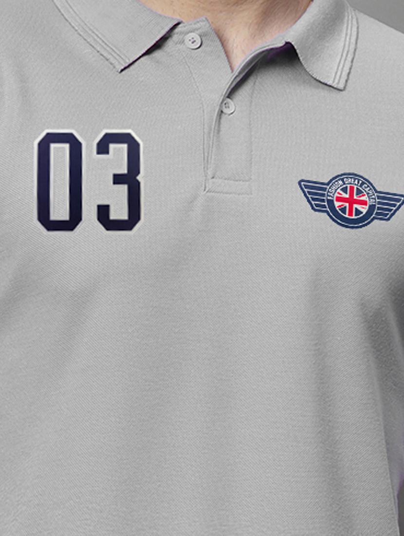men logo print short sleeve regular fit polo t-shirt - 21972436 - Standard Image - 4