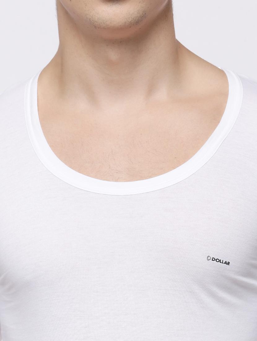 white cotton vest - 21972650 - Standard Image - 4