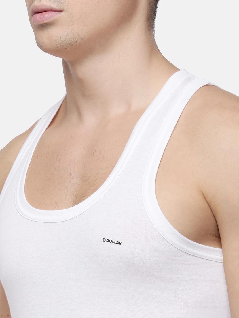white cotton vest - 21972652 - Standard Image - 4