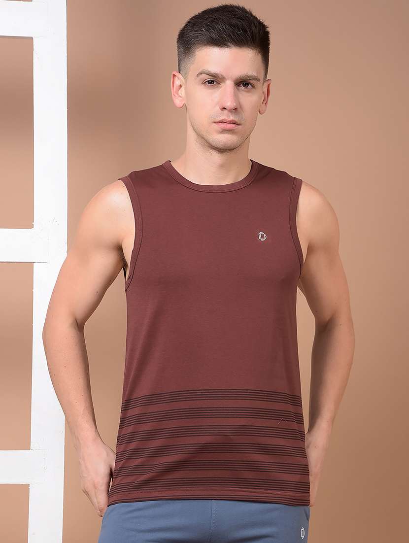 men pack of 2 striped sleeveless vest - 21972727 -  Standard Image - 1