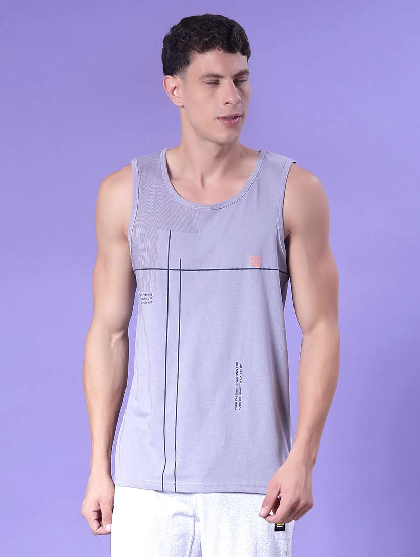 men front print round neck regular fit t-shirt - 21972994 - Standard Image - 1