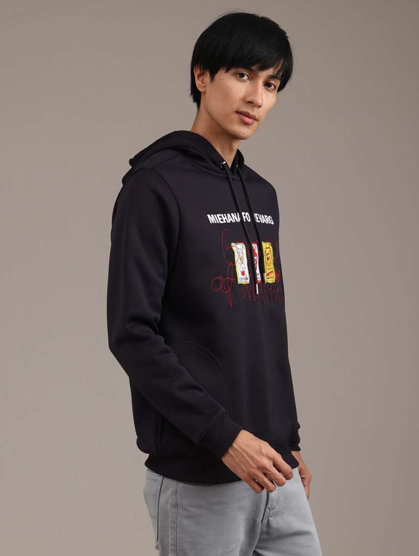 men printed long sleeve regular fit sweatshirt - 21973665 -  Standard Image - 1