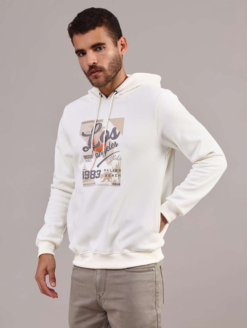 men printed long sleeve regular fit sweatshirt - 21973666 -  Standard Image - 1