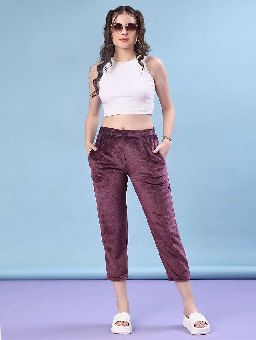 women solid mid rise capri - 21973834 -  Standard Image - 4