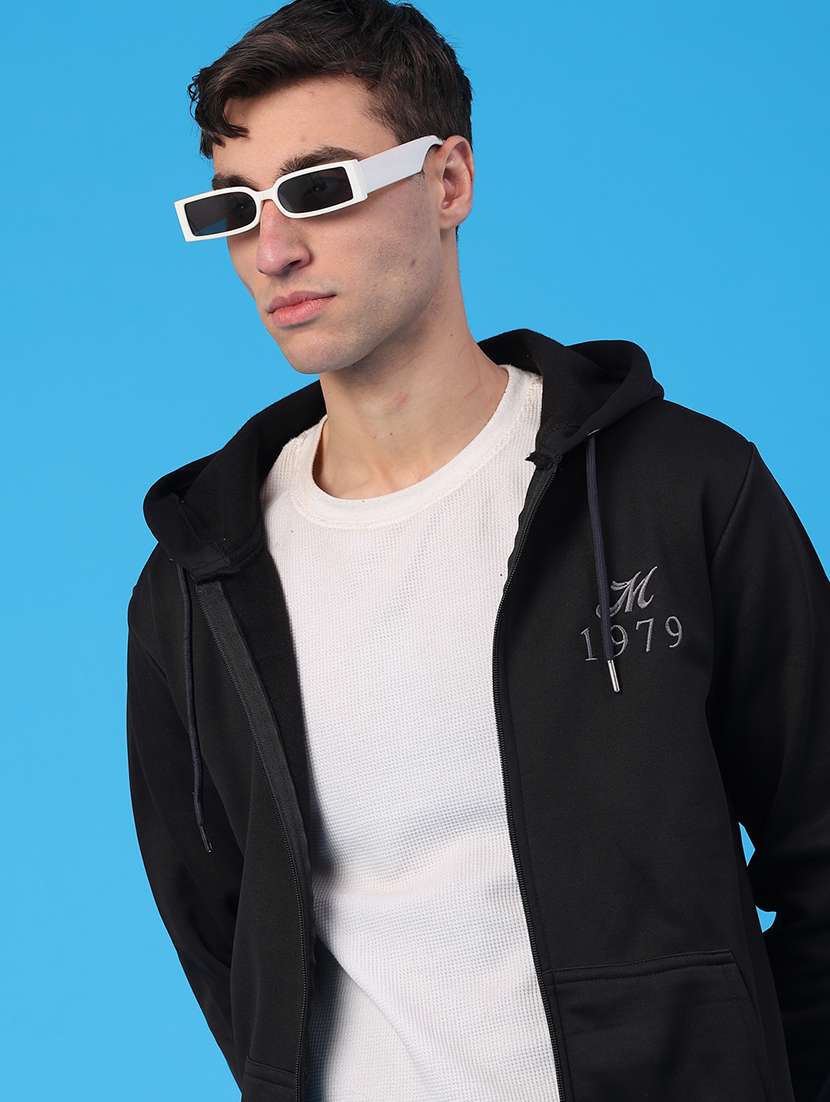 men typographic long sleeve regular fit sweatshirt