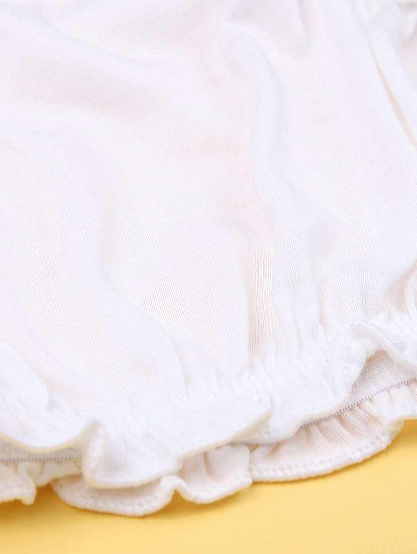 girls printed round neck frock with bloomer - 21973860 -  Standard Image - 4