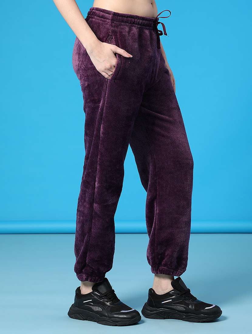 women printed mid rise winter wear jogger - 21973897 -  Standard Image - 1