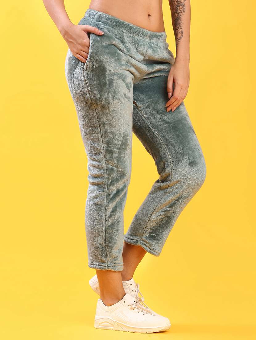 women solid mid rise pajama - 21973900 -  Standard Image - 1