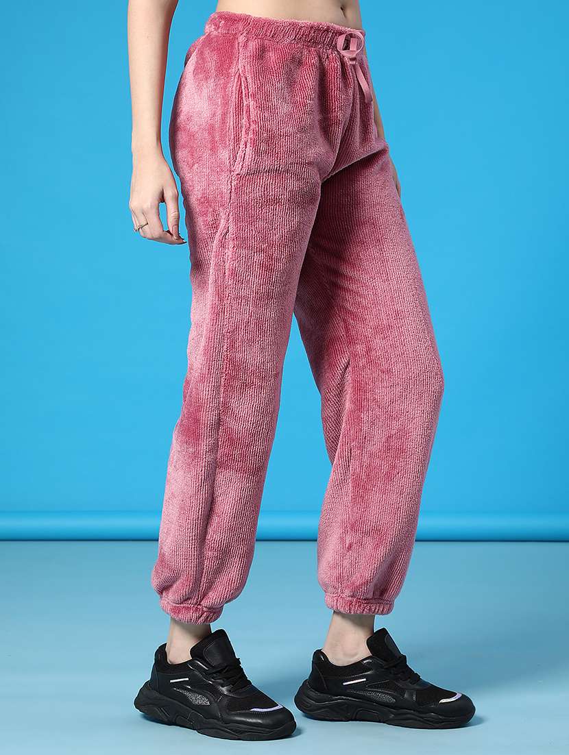 women printed mid rise winter wear jogger - 21973902 -  Standard Image - 1