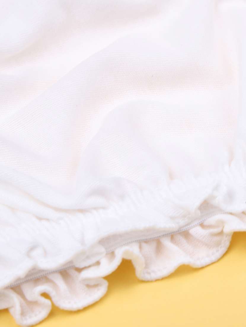 girls printed round neck frock with bloomer - 21973921 -  Standard Image - 4