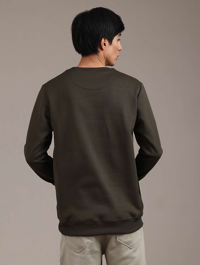 men typographic long sleeve regular fit sweatshirt - 21974257 -  Standard Image - 4