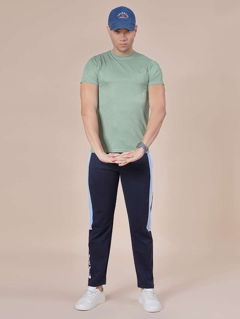 men side taped mid rise full length track pant - 21974367 -  Standard Image - 4