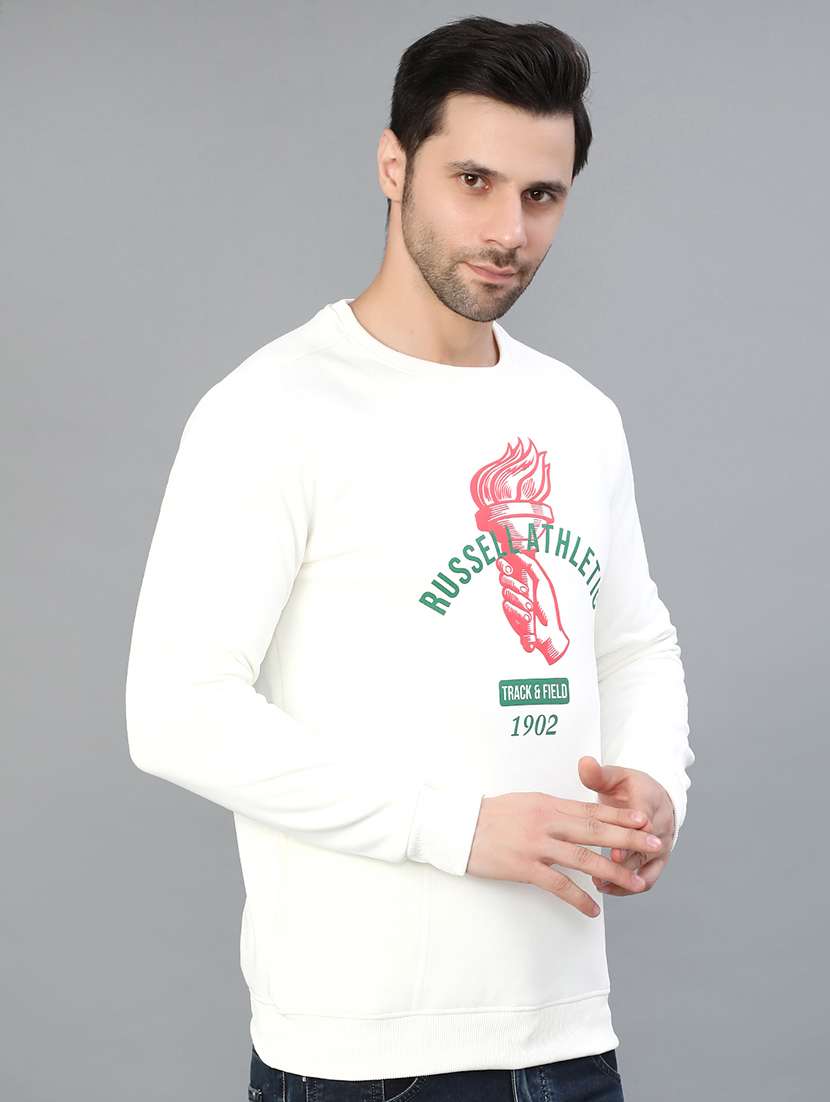 men printed long sleeve sweatshirt - 21974590 -  Standard Image - 1