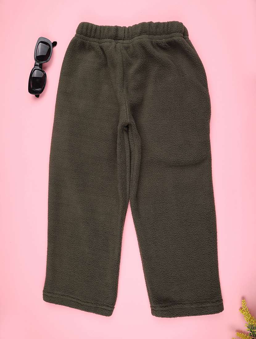 boys solid mid rise winter wear pyjama - 21974748 -  Standard Image - 1