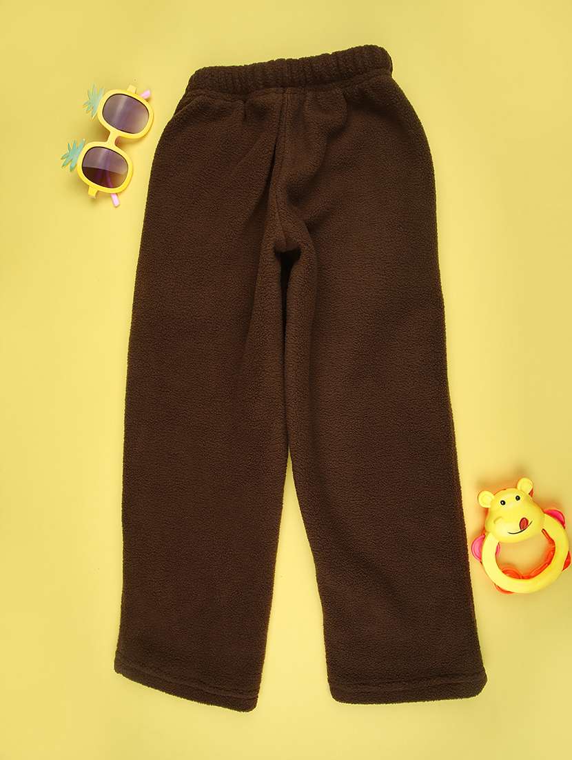 boys solid mid rise winter wear pyjama - 21974749 -  Standard Image - 1