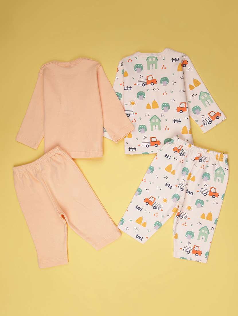 kids pack of 2 printed full length set - 21974837 -  Standard Image - 1