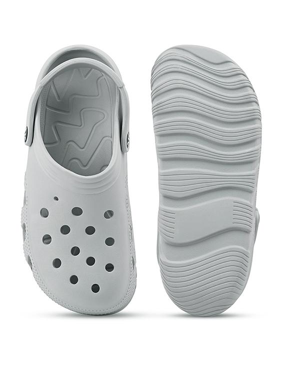 men grey solid crocs - 21974858 - Standard Image - 4