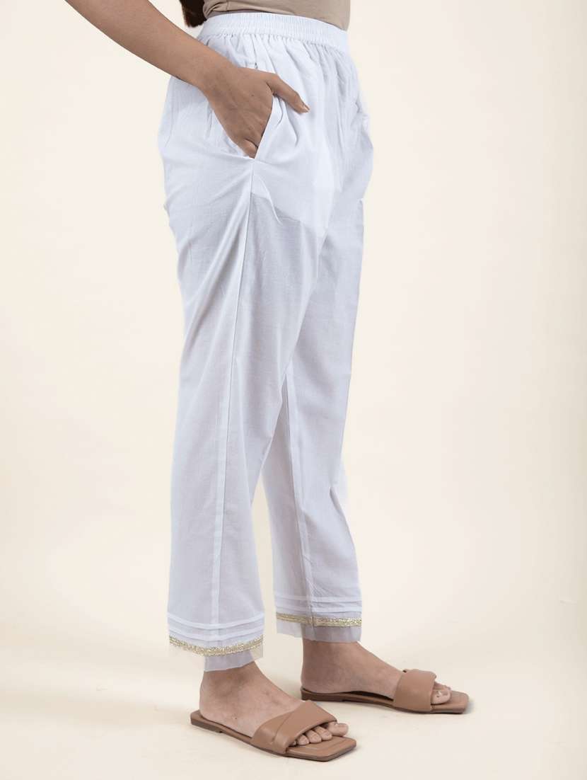 women three quarter sleeve kurta pant with dupatta set - 21975063 -  Standard Image - 4