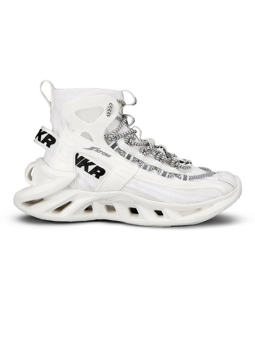 men white lace up sneaker - 21975347 -  Standard Image - 1
