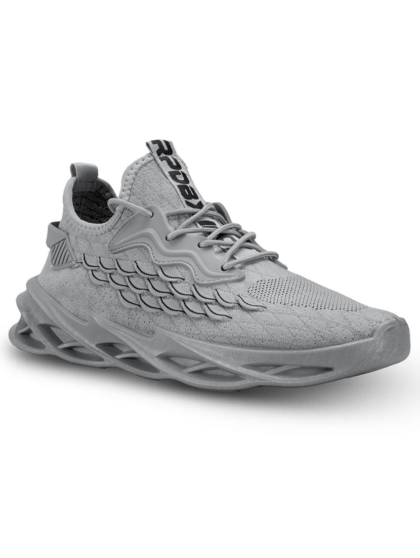 men grey lace up sneaker - 21975362 - Standard Image - 1