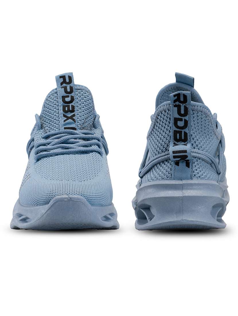 men blue lace up sneaker - 21975372 -  Standard Image - 4