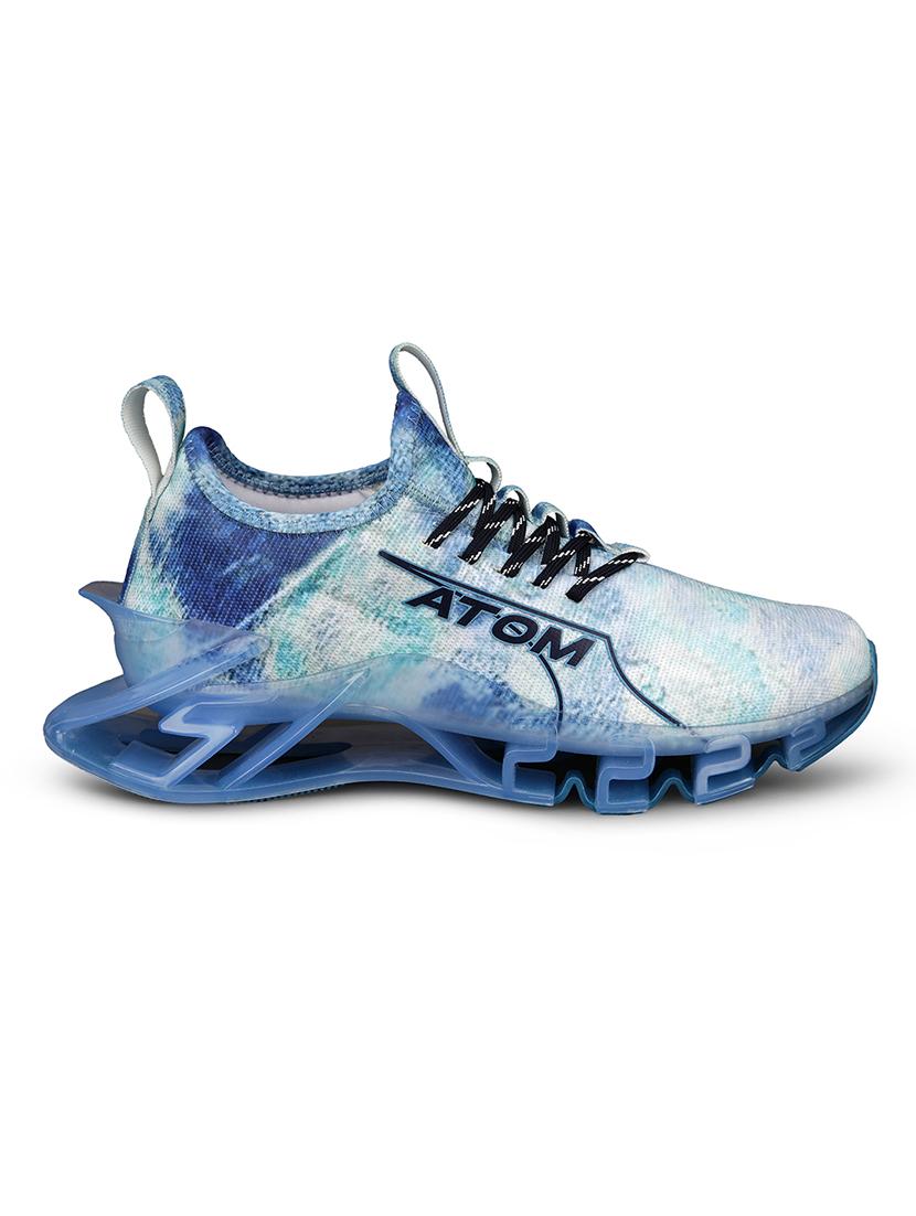men blue lace up sneaker - 21975387 -  Standard Image - 1