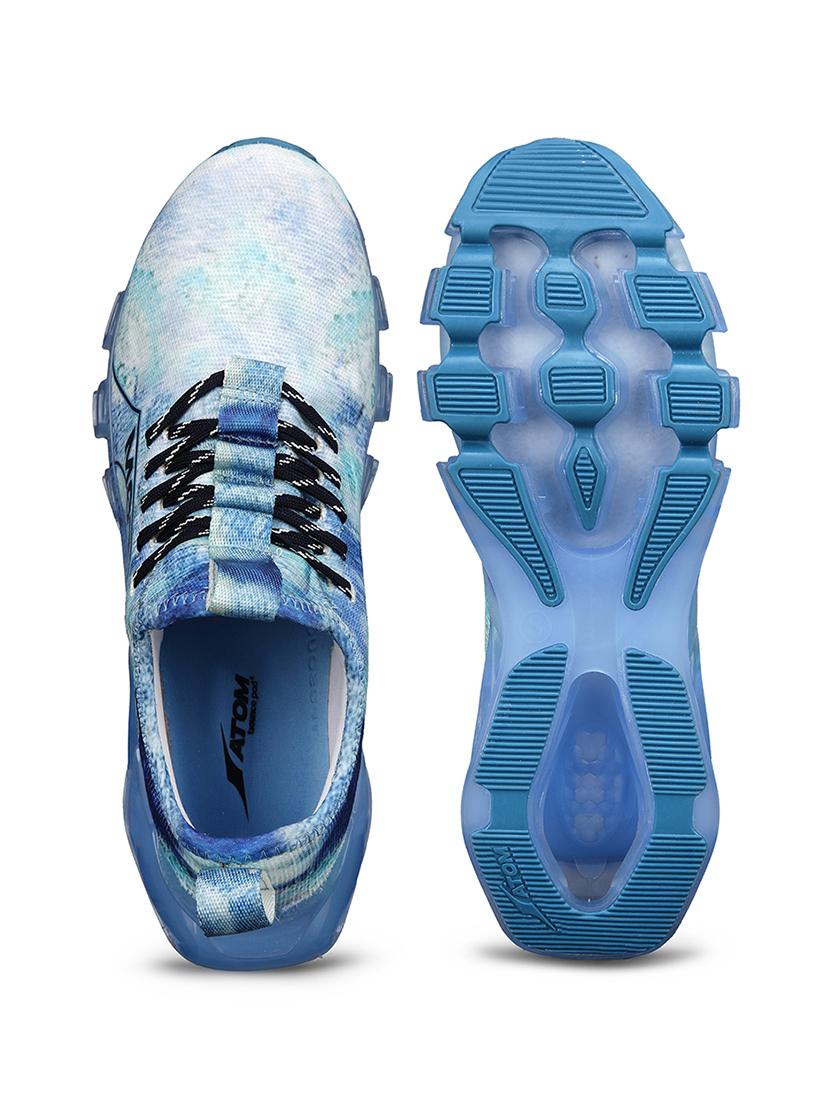 men blue lace up sneaker - 21975387 - Standard Image - 4