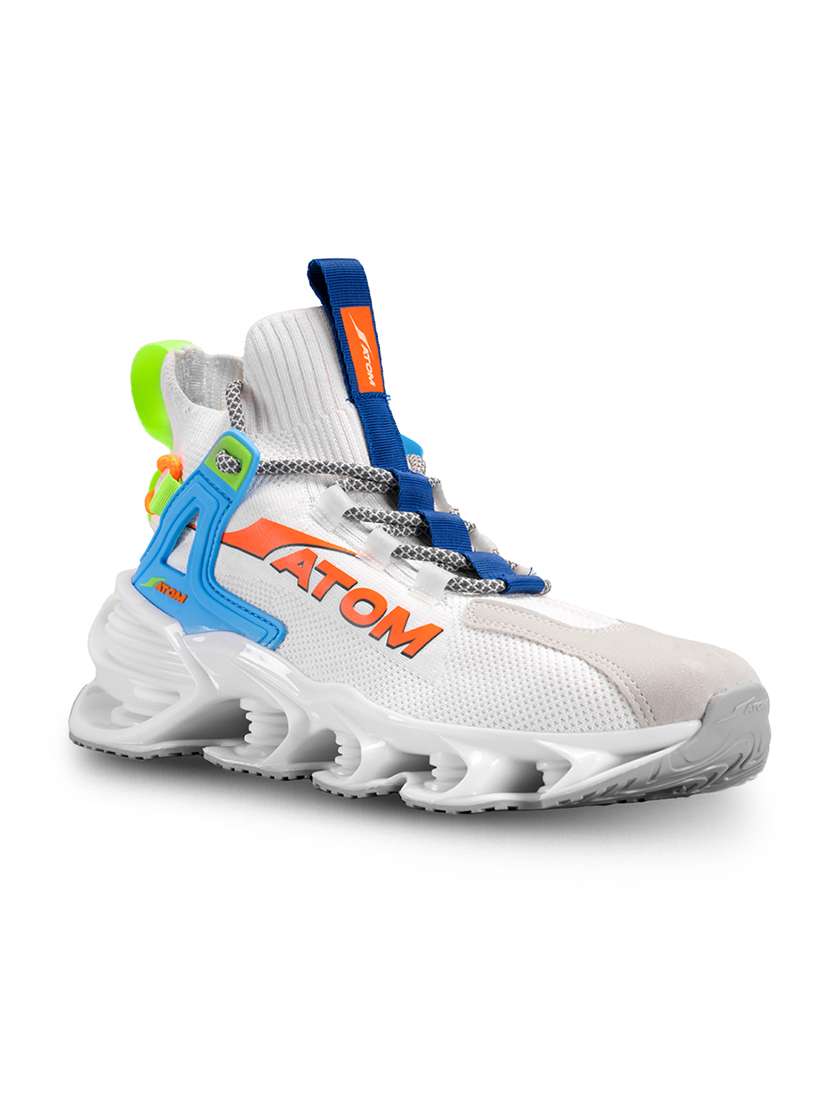 men white lace up sneaker - 21975399 -  Standard Image - 1