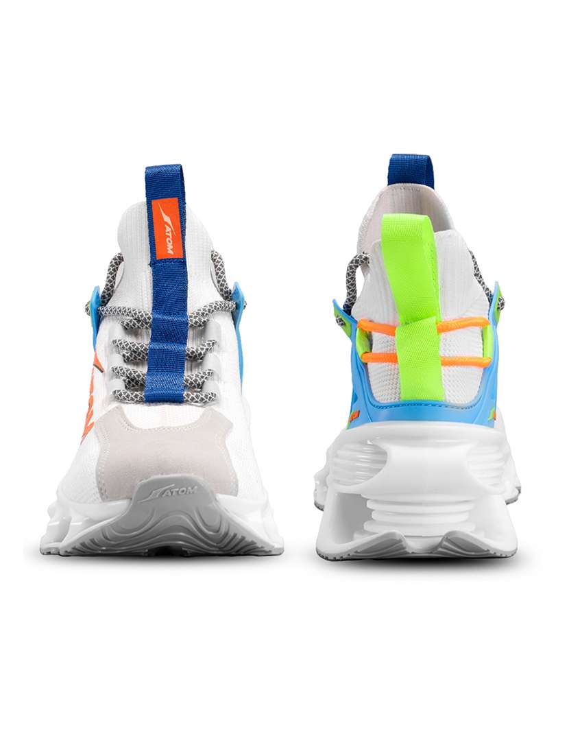 men white lace up sneaker - 21975399 -  Standard Image - 4