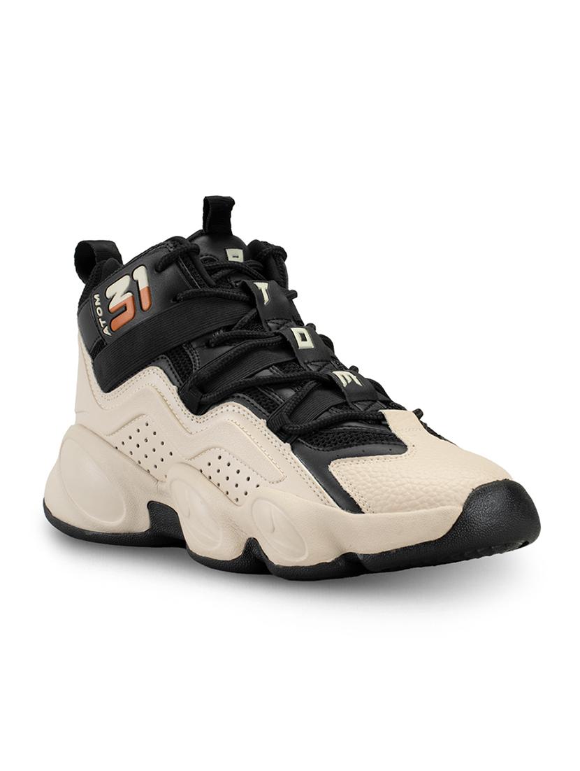 men beige lace up sneaker - 21975400 - Standard Image - 1