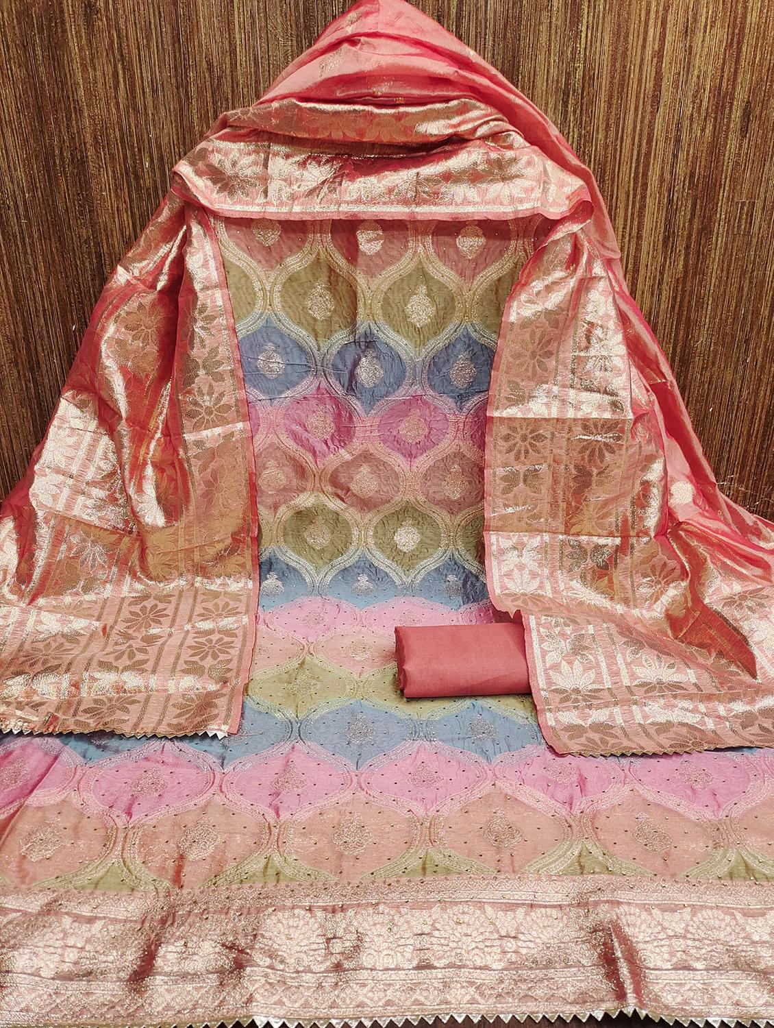women self design unstitched suit set - 21975499 - Zoom Image - 0