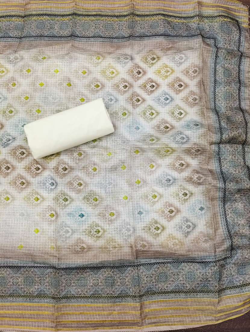 women printed unstitched suit set - 21975504 -  Standard Image - 1