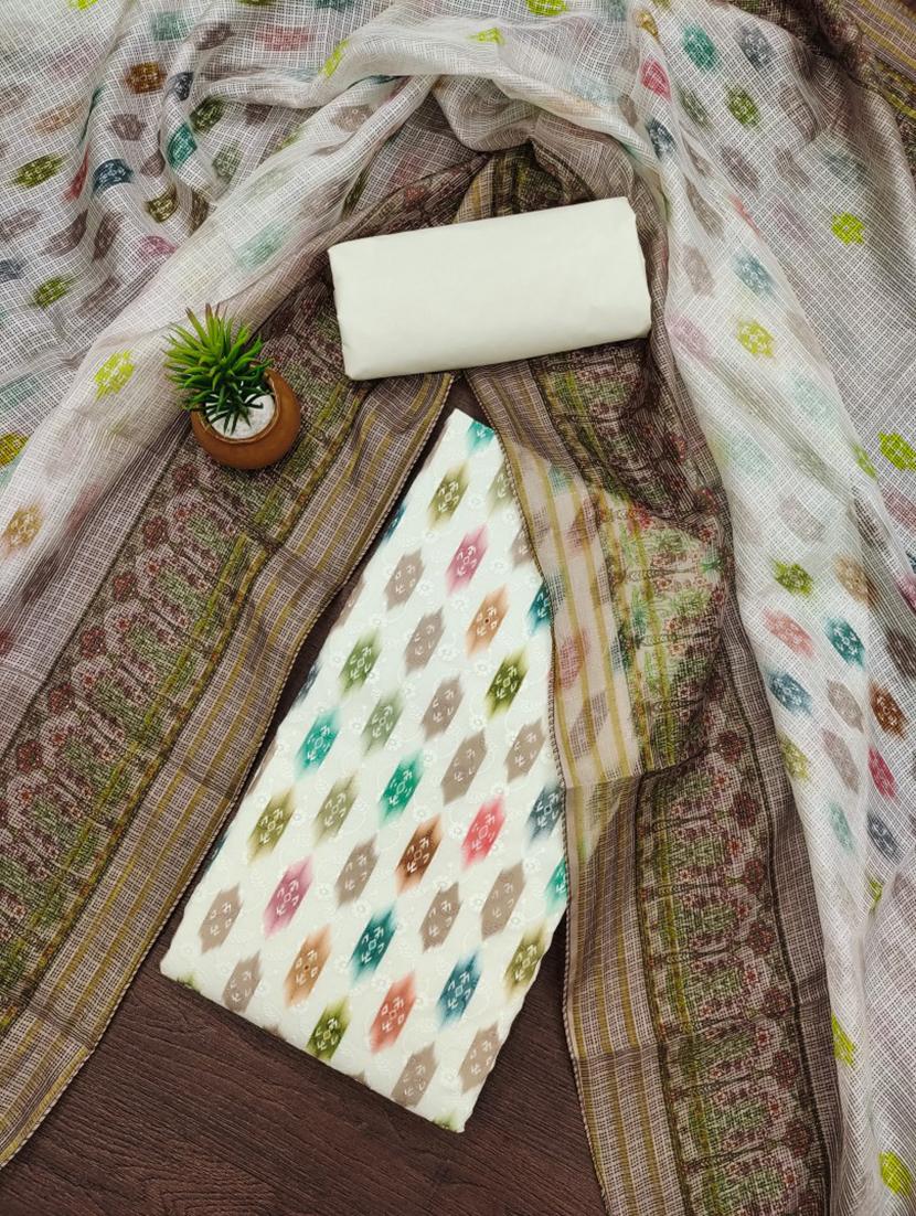 women printed unstitched suit set - 21975510 - Zoom Image - 0
