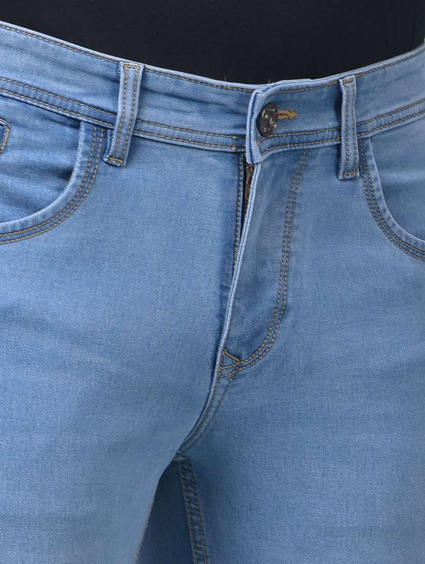 men washed low rise full length slim fit jeans - 21975640 - Standard Image - 6